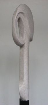 kopf mit durchbruch | terracotta, engobe | 48 cm