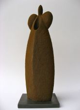 wächterin | terracotta, rost | 30 cm