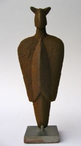 vogel | terracotta, rost | 20 cm