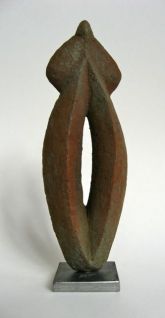 wächter | terracotta, rost | 20 cm