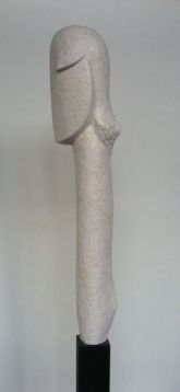 kopf | terracotta, engobe | 45 cm