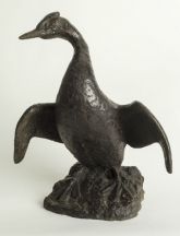 haubentaucher | bronze | 45x38x28 cm