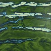 graswolken | acryl auf baumwolle | 100x100 cm